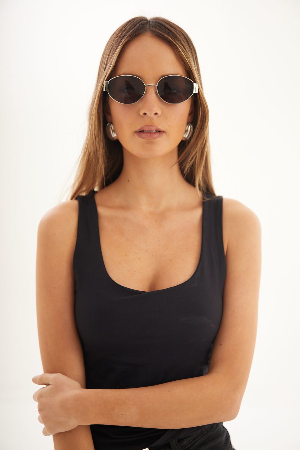 METAL ROUND SUNNIES plateado 