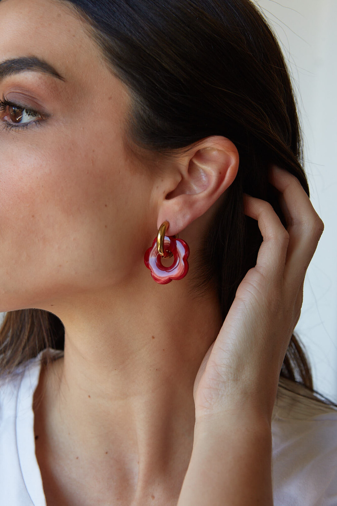 AROS FLOWER  rojo 